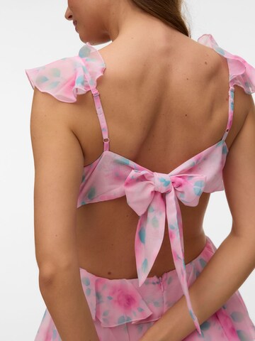 VERO MODA Jurk 'VMSafina' in Roze