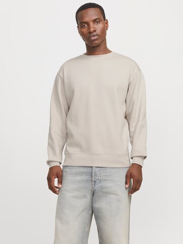 JACK & JONES Sweatshirt 'JJEStar' in Grey: front