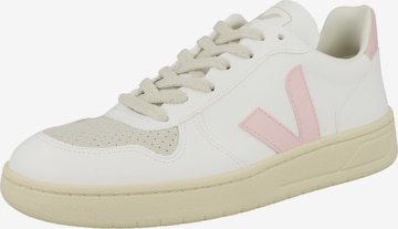 Baskets basses ' V-10 CWL ' Veja en blanc : devant