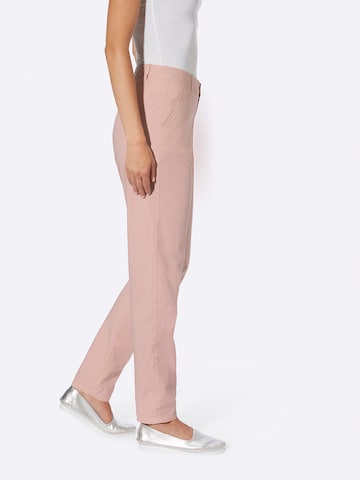 heine Regular Broek in Roze: voorkant