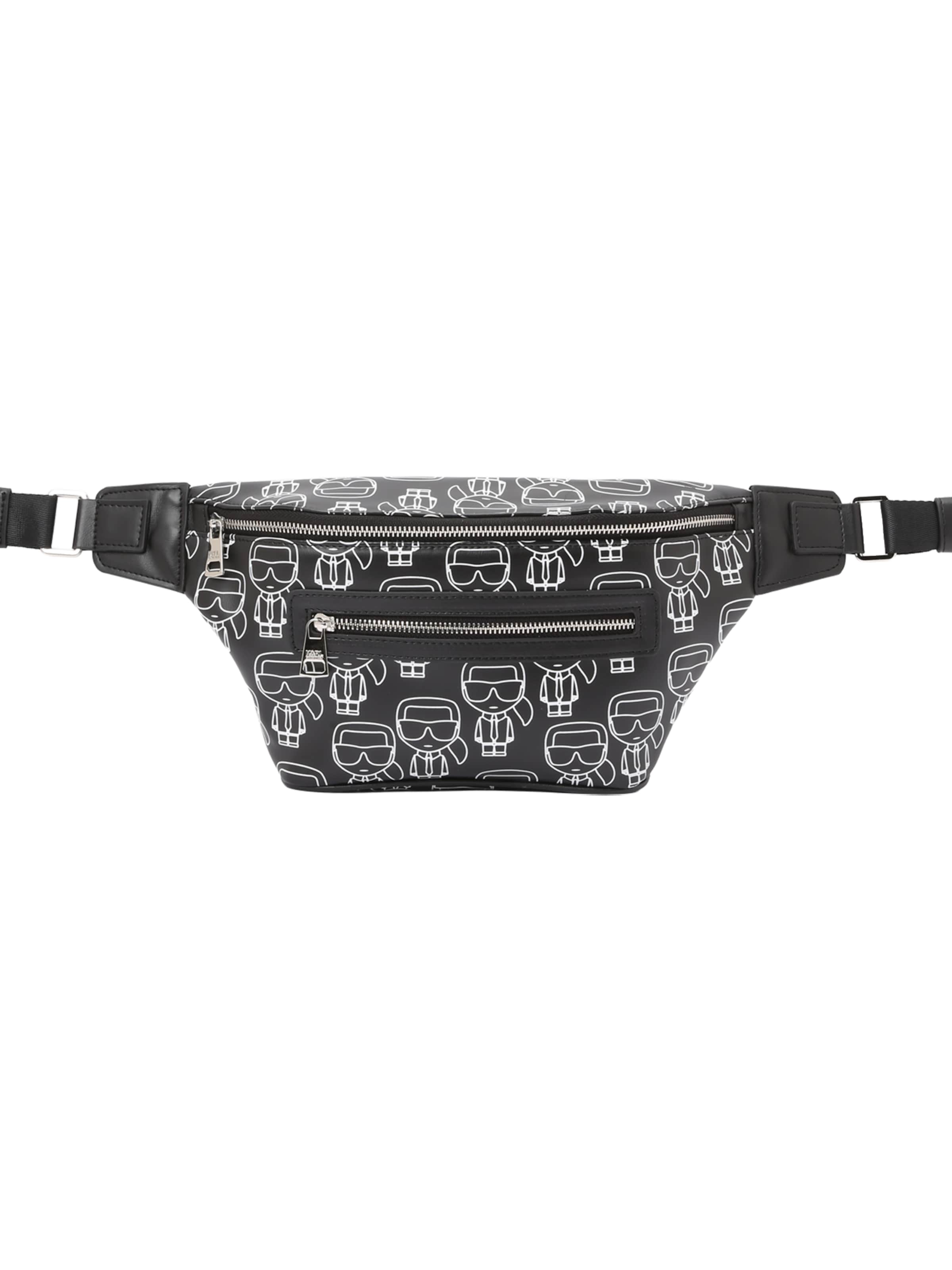 Karl Lagerfeld Τσαντάκι μέσης σε μαύρο / λευκό, Άποψη προϊόντος