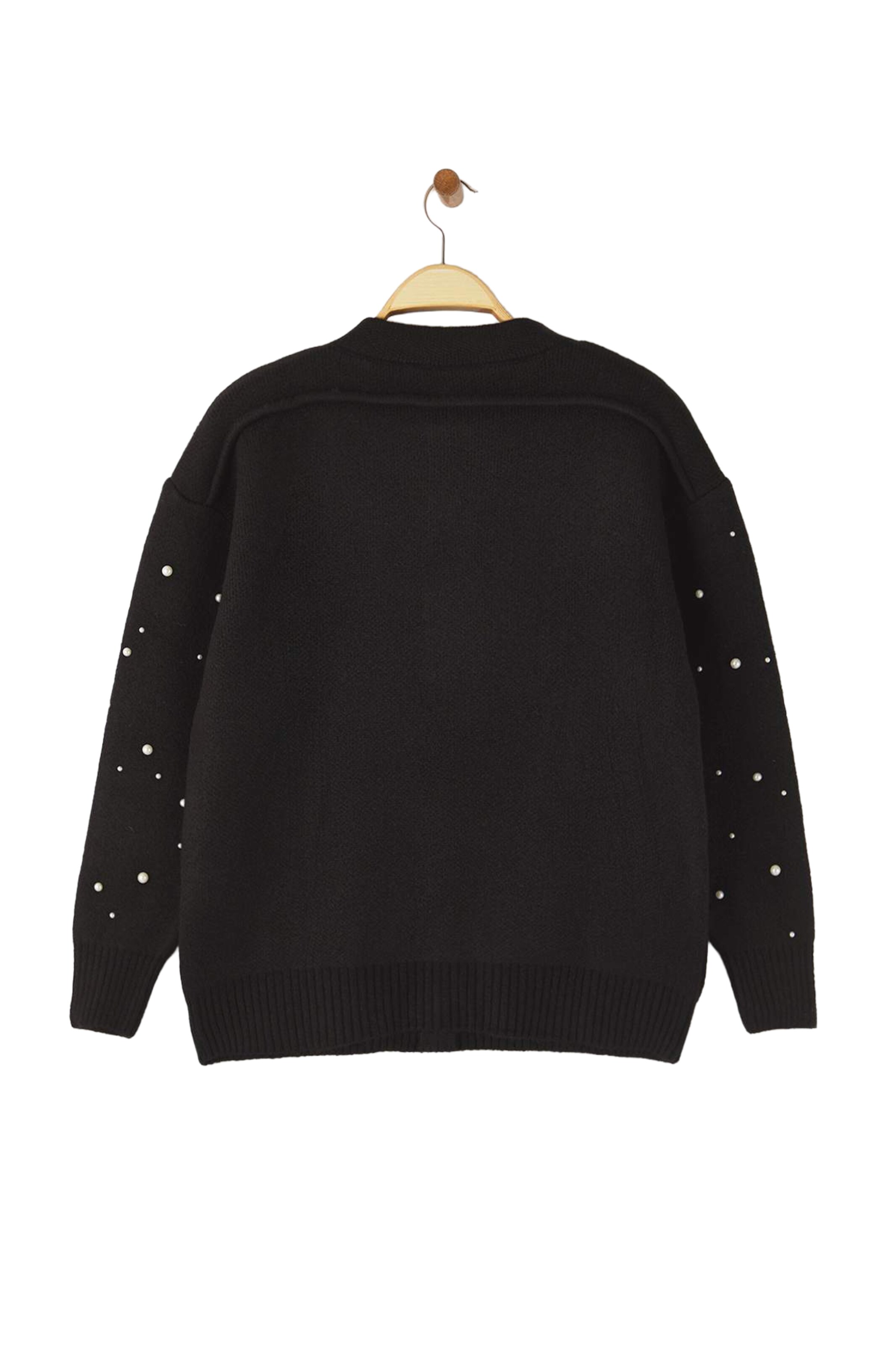 Trendyol Curve Strickjacke in Schwarz
