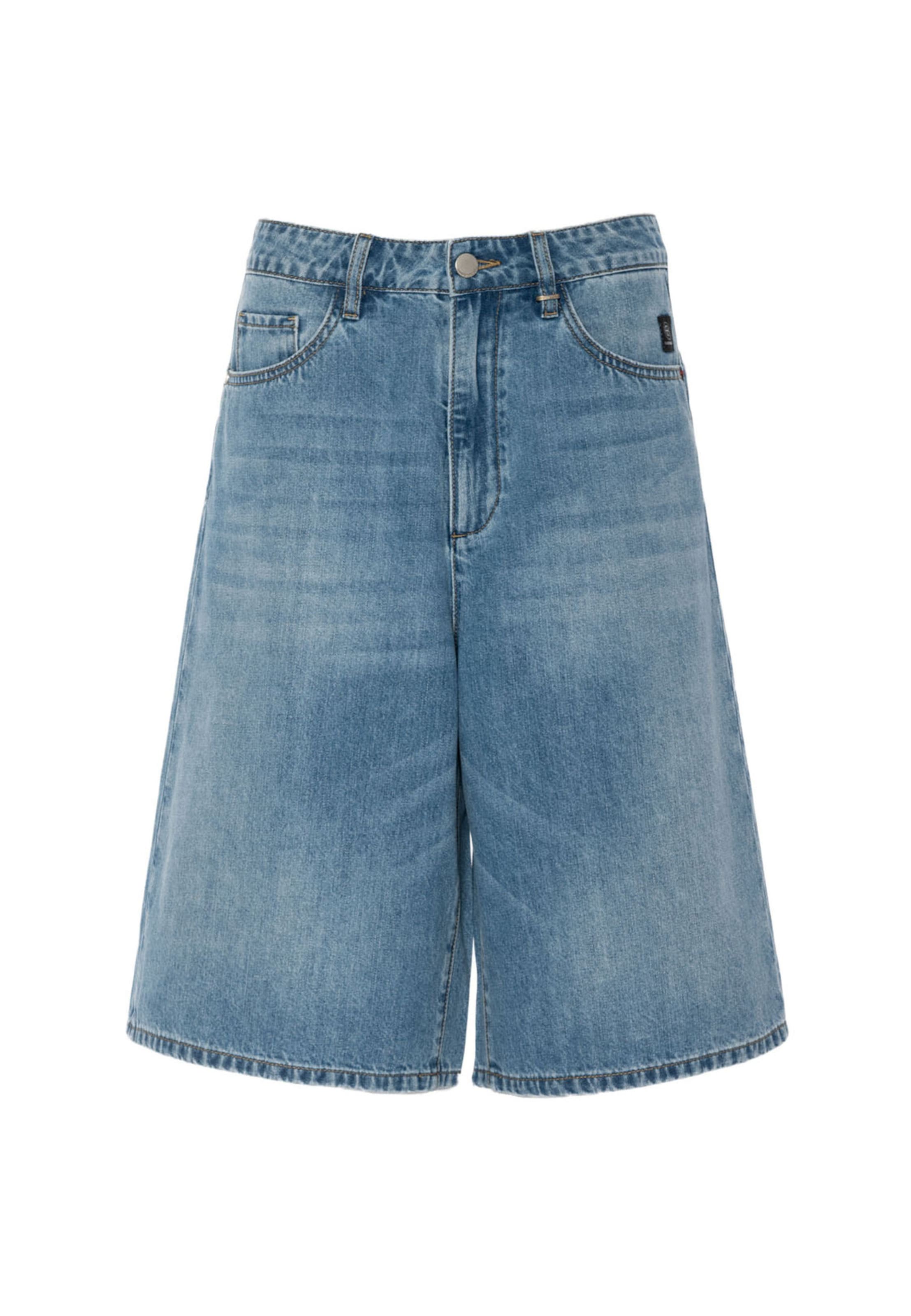 Elias Rumelis Regular Shorts 'JUDY' in Blau: Vorderseite