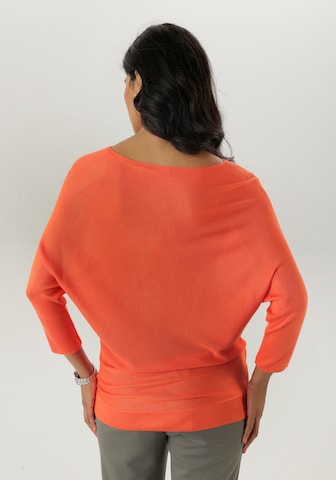 Aniston SELECTED Pullover in Orange