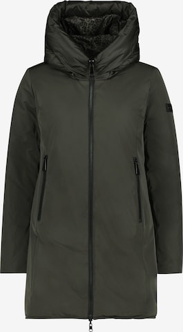 Betty Barclay Winter Jacket in Green: front