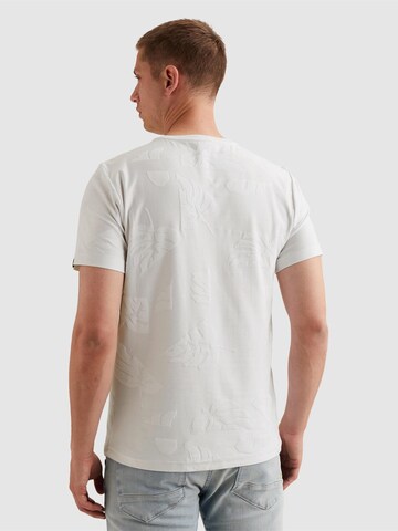 T-Shirt 'T-shirt with allover jacquard pattern' PME Legend en blanc
