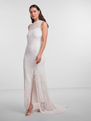 Y.A.S - Vestido de noche 'Jakobe' en blanco: frente