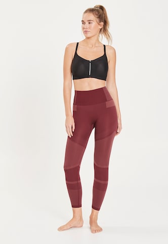 Athlecia Skinny Sporthose 'SEMARAN SEAMLESS' in Rot