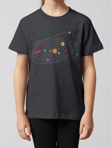 T-Shirt 'Sonnensystem' watabout.kids en gris : devant