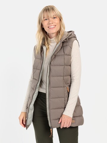 CAMEL ACTIVE Vest in Brown: front
