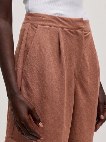EDITED Loosefit Broek in Bruin