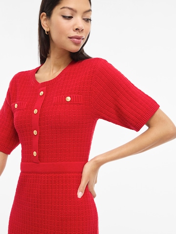 VILA Kötött ruhák 'VITrut' - piros