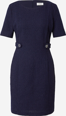 Robe s.Oliver BLACK LABEL en bleu : devant