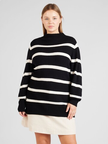 Pull-over 'RIL' EVOKED en noir : devant