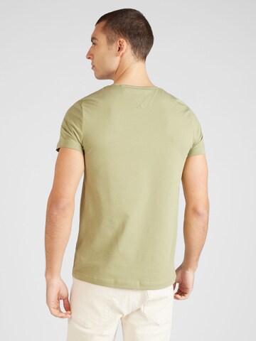 TOMMY HILFIGER Slim fit Μπλουζάκι σε πράσινο