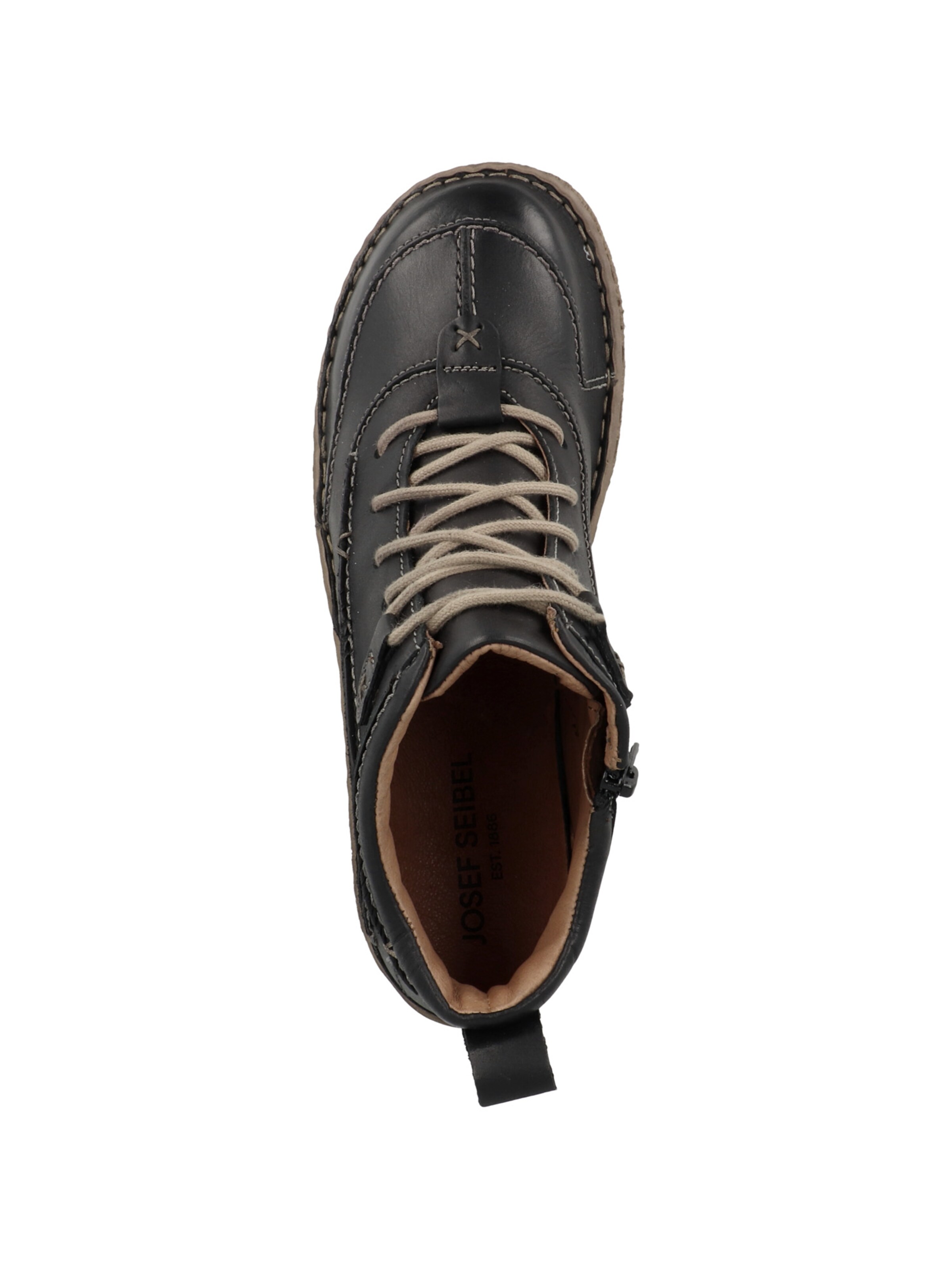 JOSEF SEIBEL Schnürstiefelette 'Neele' in Schwarz