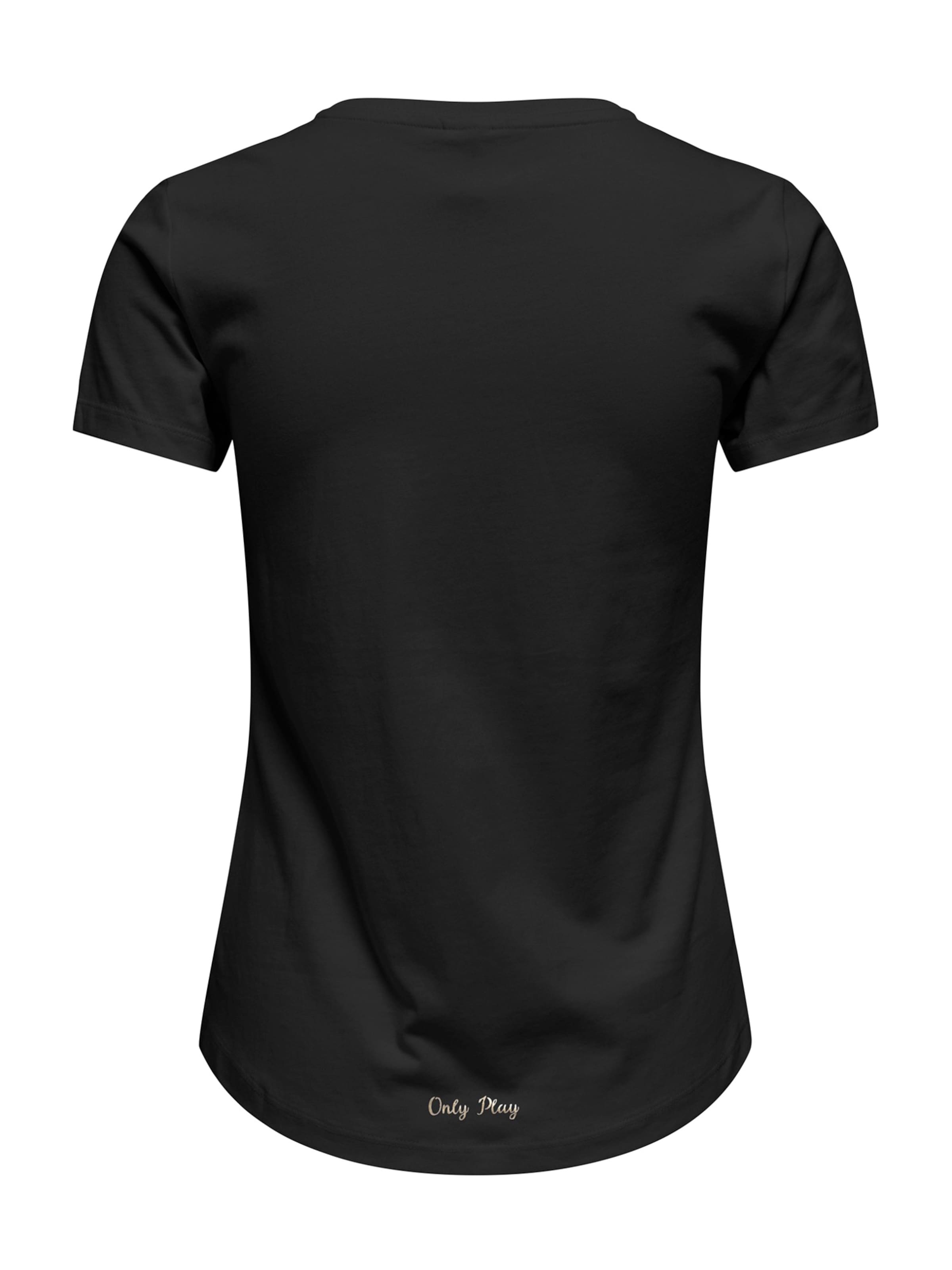 Tricou funcțional 'ONPMELEO' de la ONLY PLAY pe negru