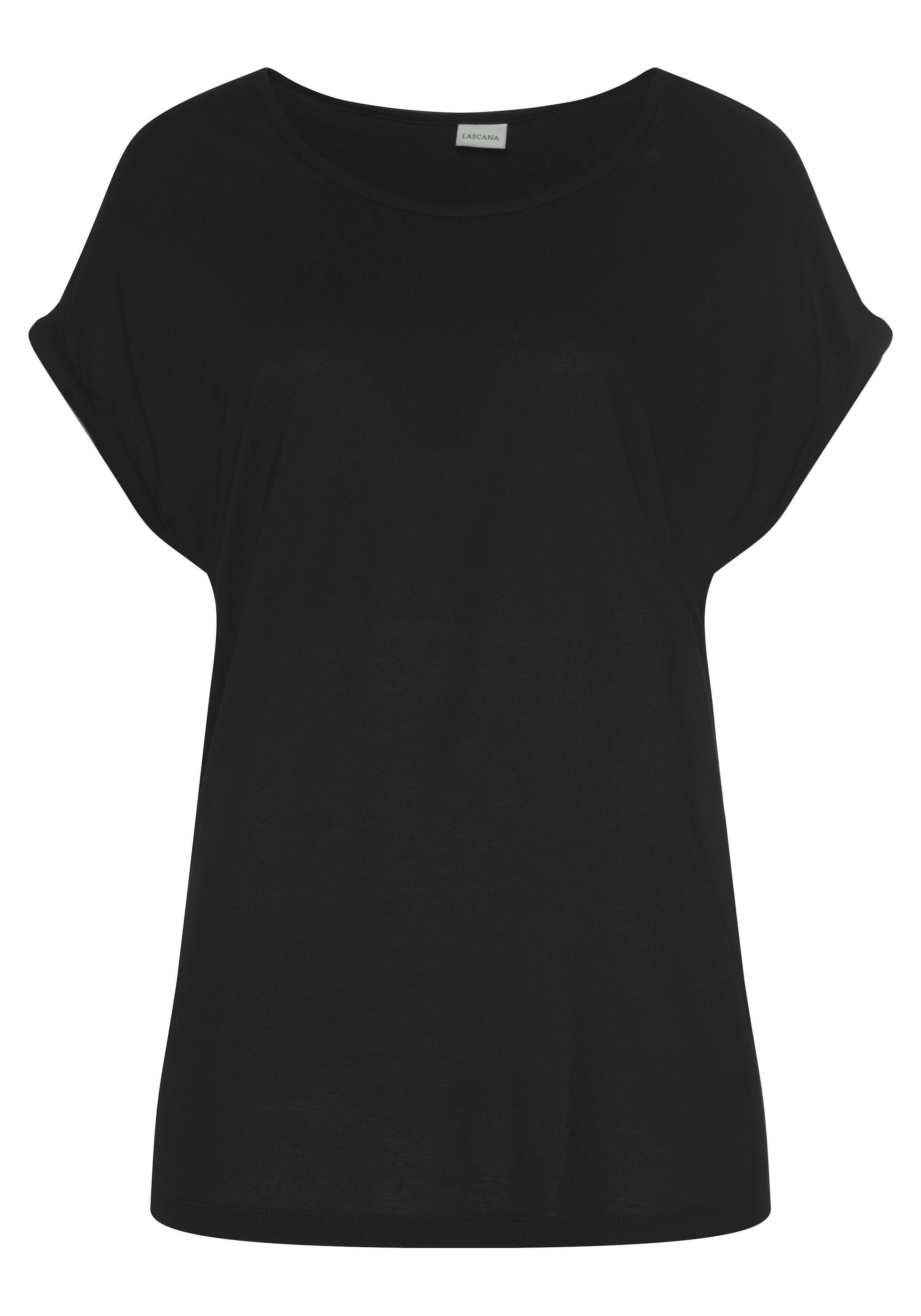 LASCANA Tričko - Čierna: predná strana