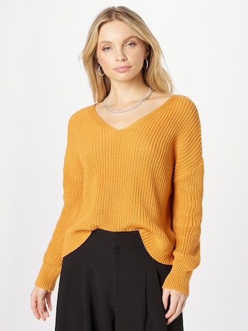 ABOUT YOU Sweater 'Liliana' in Orange: front