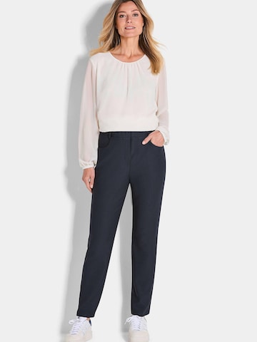 Regular Pantalon 'Louisa' Goldner en bleu