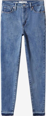 MANGO Skinny Jeans 'Newanne' in Blauw: voorkant