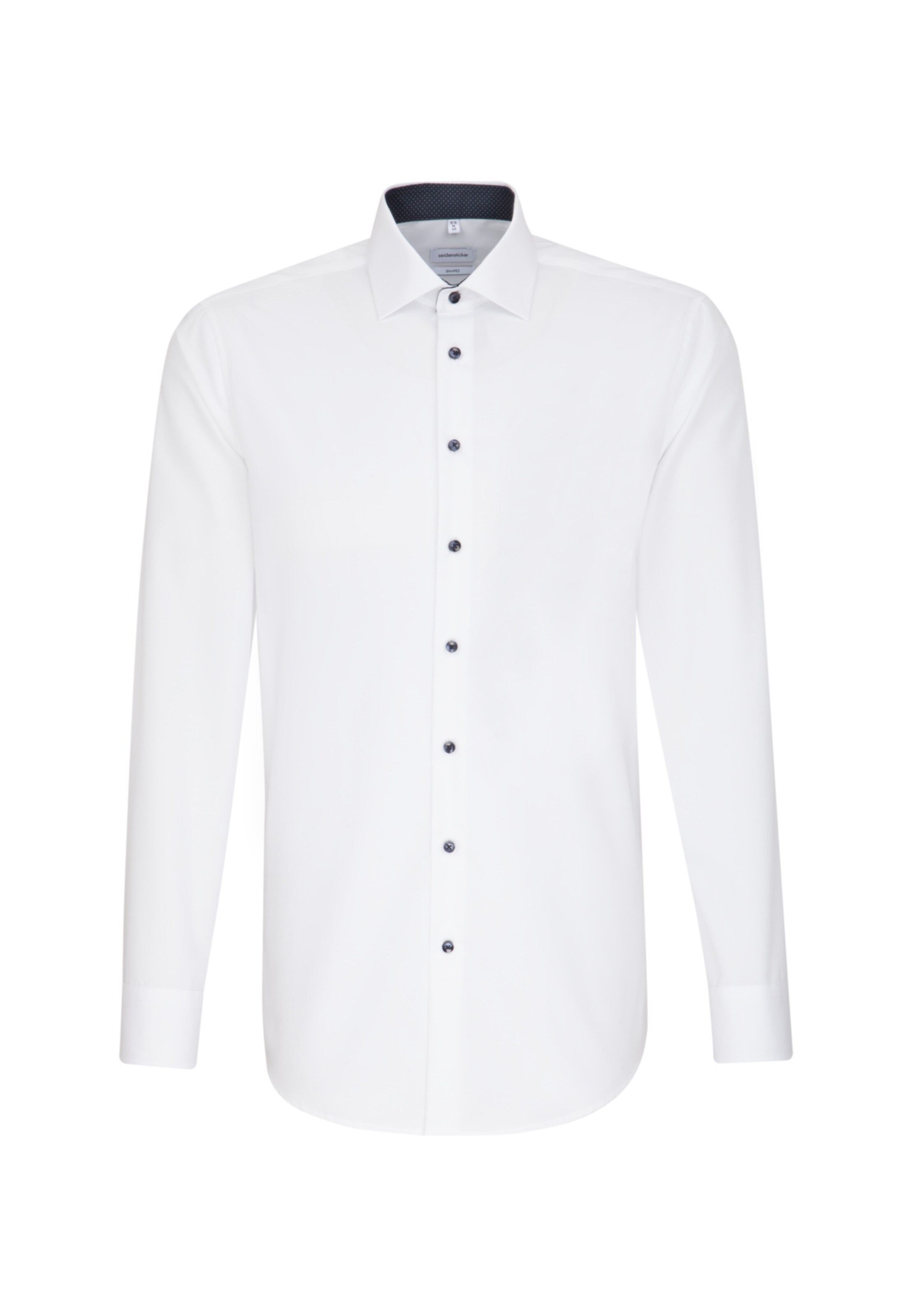 SEIDENSTICKER Slim fit Business shirt ' Shaped ' in White: front