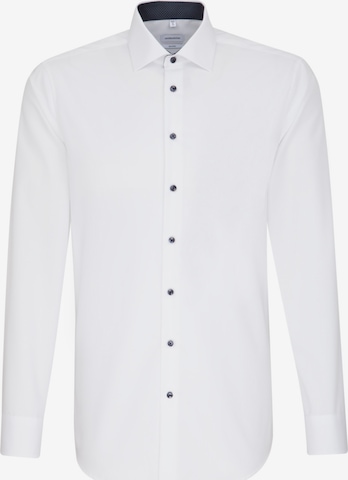 SEIDENSTICKER Zakelijk overhemd ' Shaped ' in Wit: voorkant
