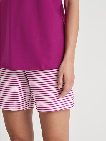 CALIDA Short Pajama Set in Red