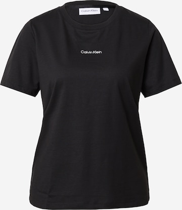 Calvin Klein Shirt in Zwart: voorkant