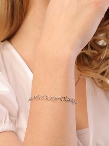 Lucardi Bracelet 'Basic' in Silver