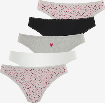 String di LASCANA in grigio: frontale