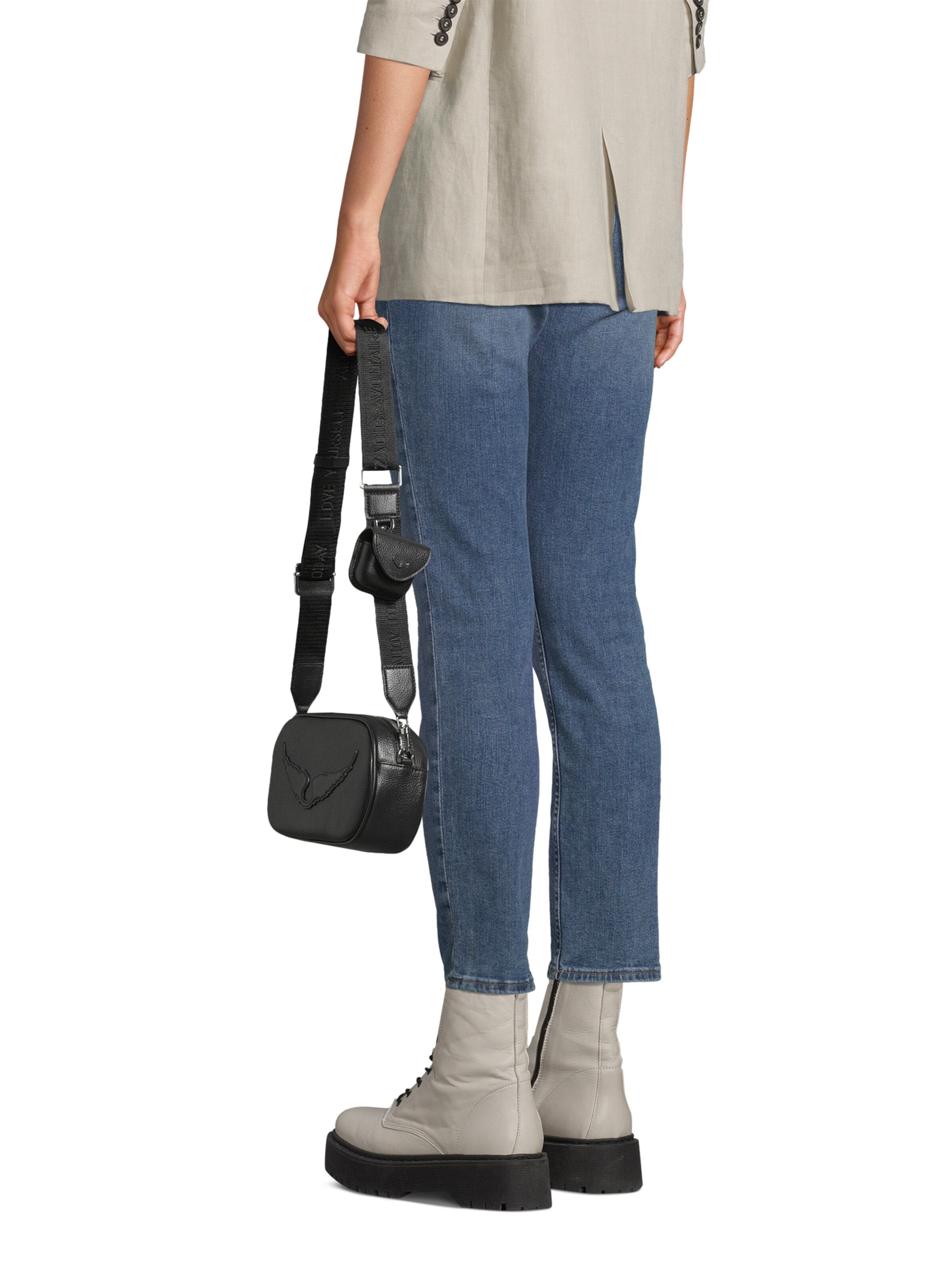 Zadig & Voltaire Skuldertaske 'ROCK WITH YOU' i sort