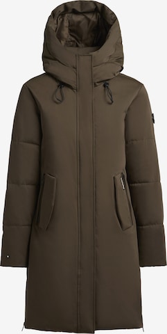 Veste d’hiver ' LEANE ' khujo en vert : devant