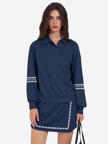 Tenue d'intérieur Imily Bela en bleu : devant