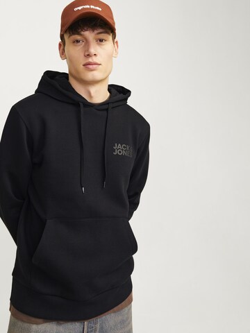 juoda JACK & JONES Megztinis be užsegimo