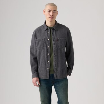 LEVI'S ® Comfort Fit Hemd 'MARIPOSA' in Schwarz: Vorderseite