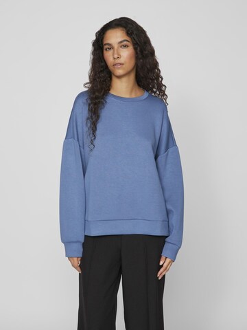 VILA Sweatshirt in Blauw: voorkant