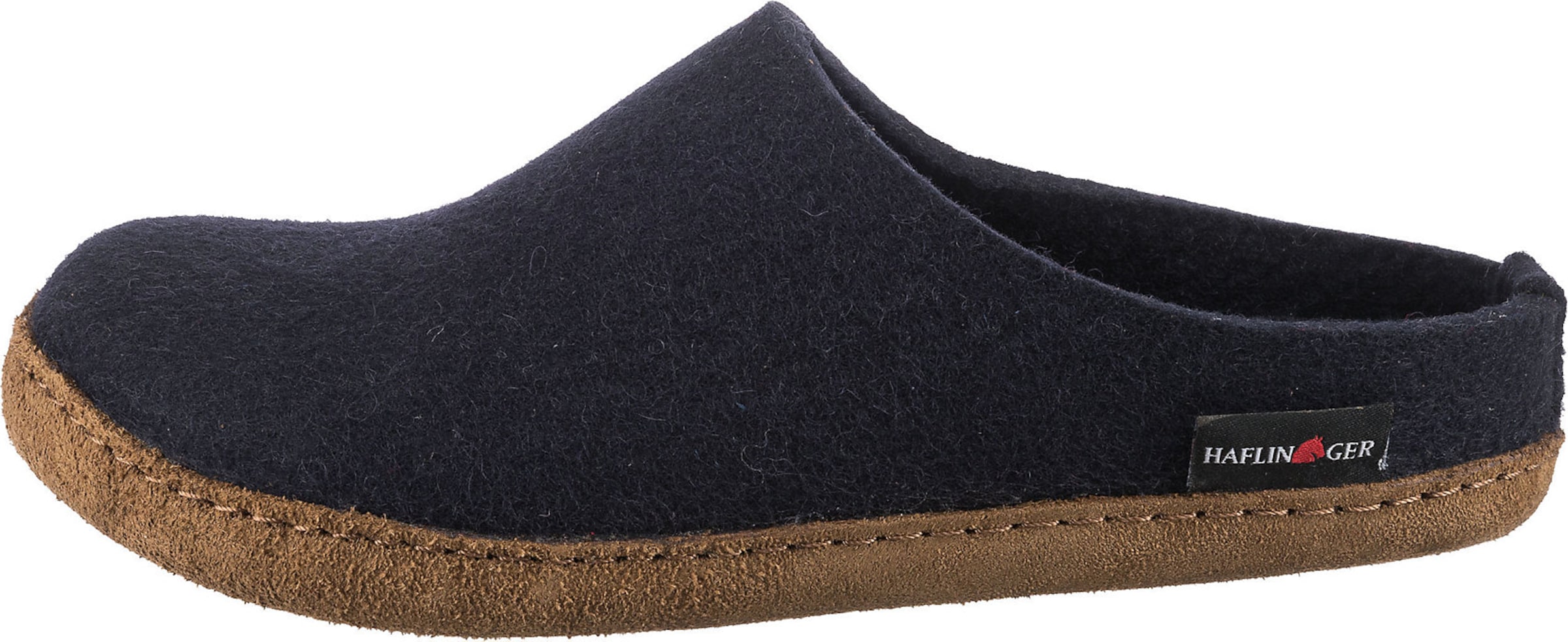 HAFLINGER Hausschuh 'Emil's Toffel' in Blau: Vorderseite