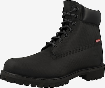 Bottines à lacets TIMBERLAND en noir : devant