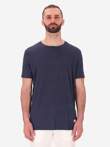 Distretto12 Shirt 'Royan' in Blauw: voorkant