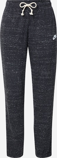 Nike Sportswear Pants in mottled black / White, Item view