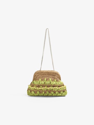 Borsa a spalla 'Rafia' di Scalpers in verde
