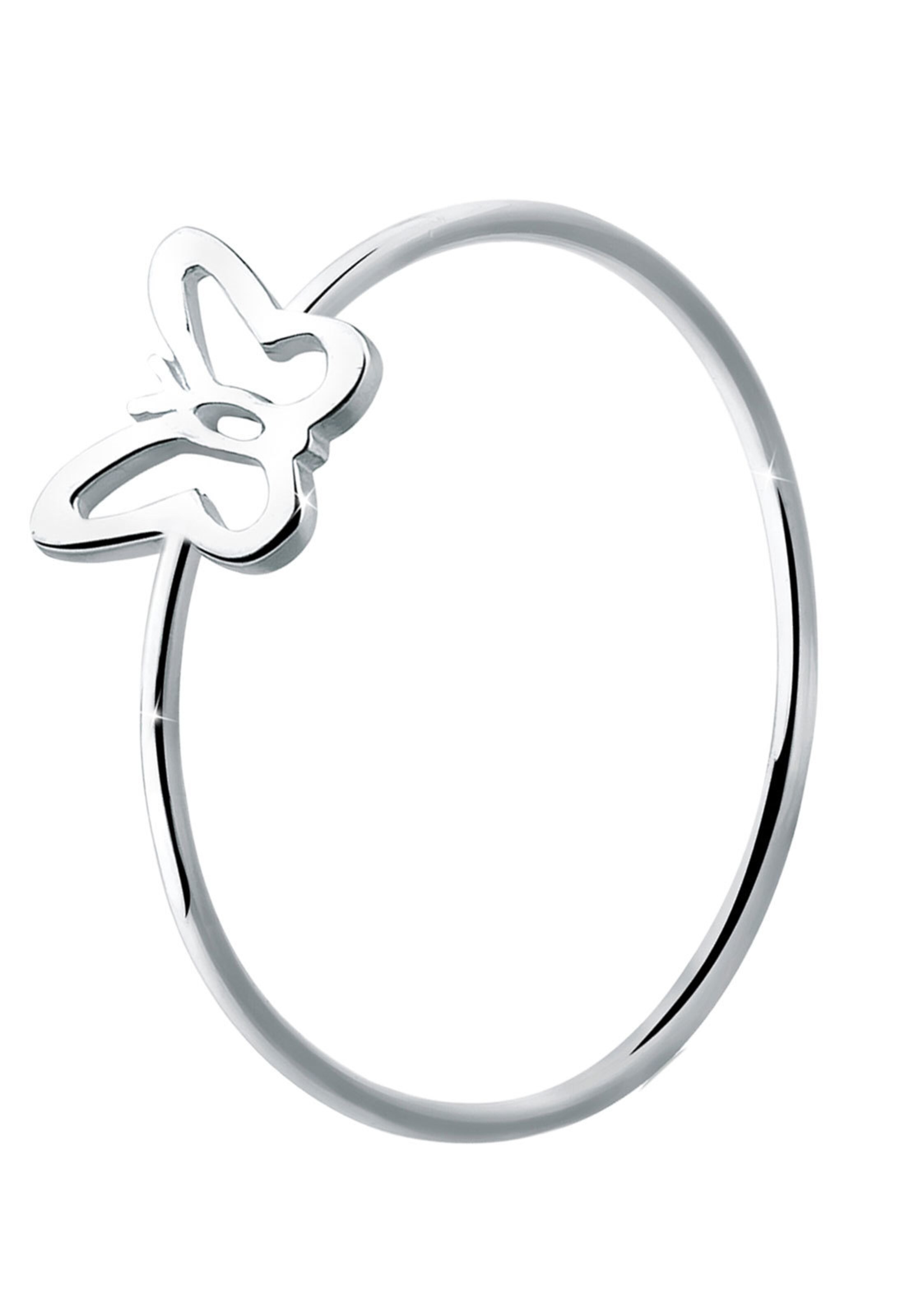 ELLI Ring 'Schmetterling' in Zilver