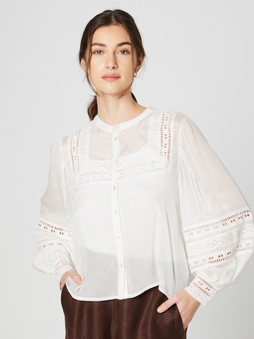 Guido Maria Kretschmer Women - Blusa 'Lilith' em branco: frente