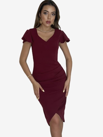 JANE's Kleid in bordeaux, Produktansicht