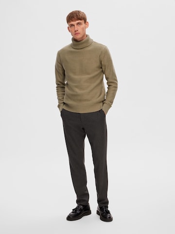 SELECTED HOMME Pullover 'Axel' i grøn
