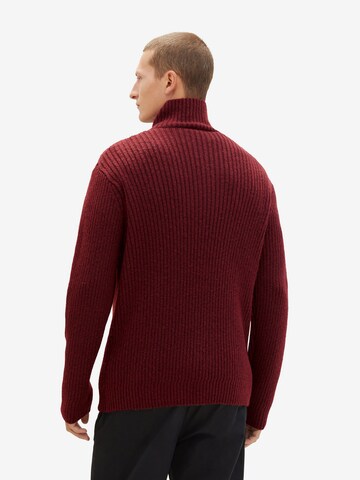 TOM TAILOR Sweater in Red