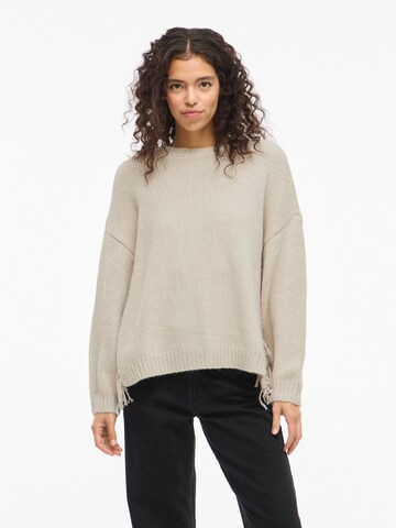 VILA Sweater 'VIBITA' in Beige: front