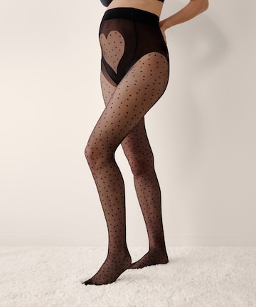 Hunkemöller Fine Tights in Black: front