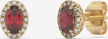 Boucles d'oreilles Diam Addict en jaune : devant